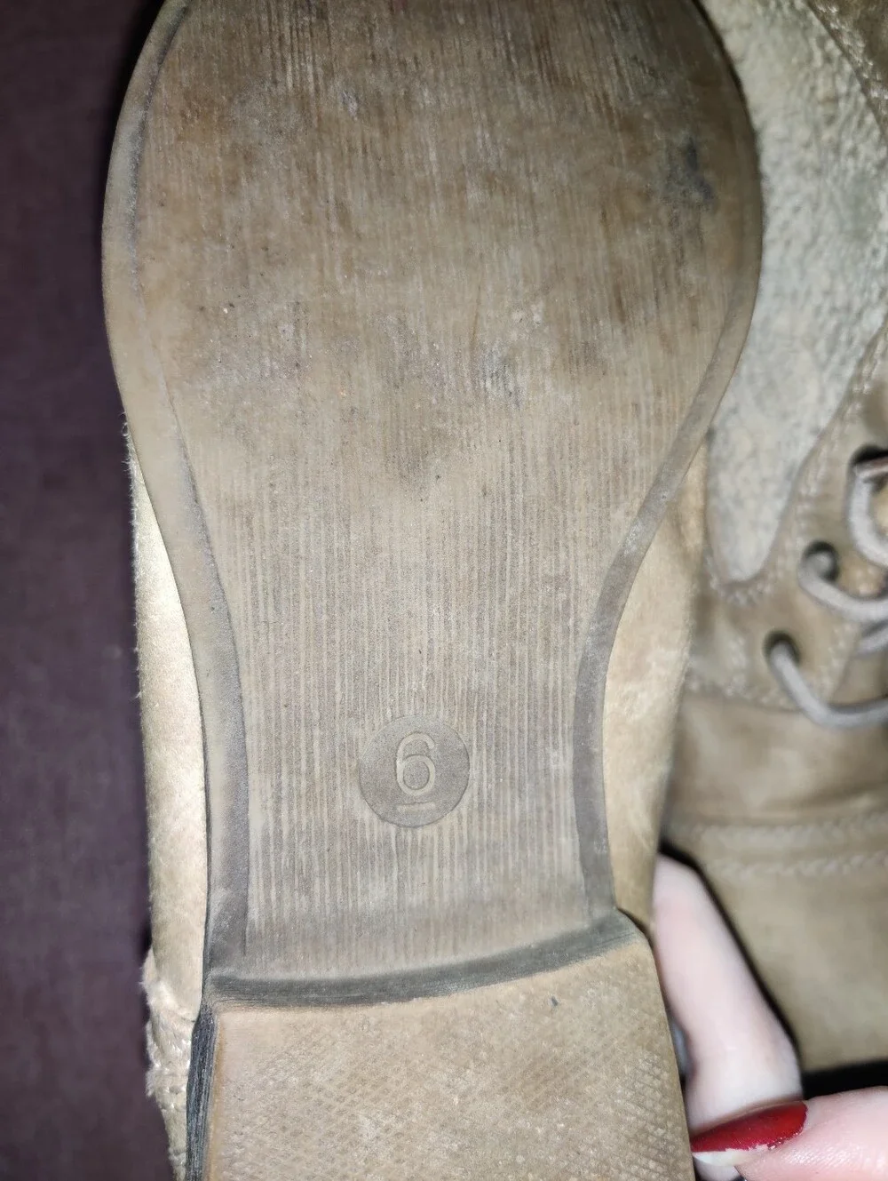Mossimo Tan Ankle Boots Size 6